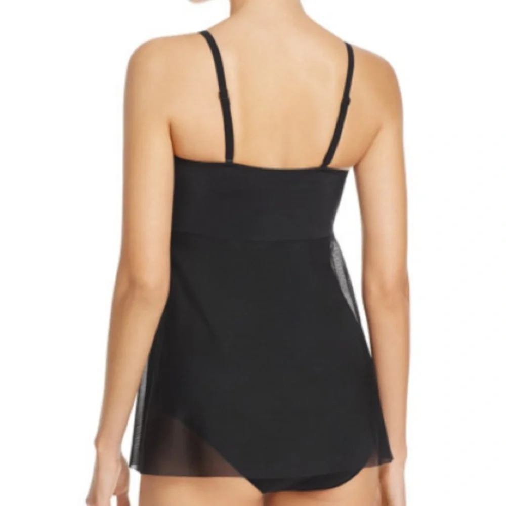 🌺 B2G1 🌺 Black Sheer Overlay Teddy Swimsuit
